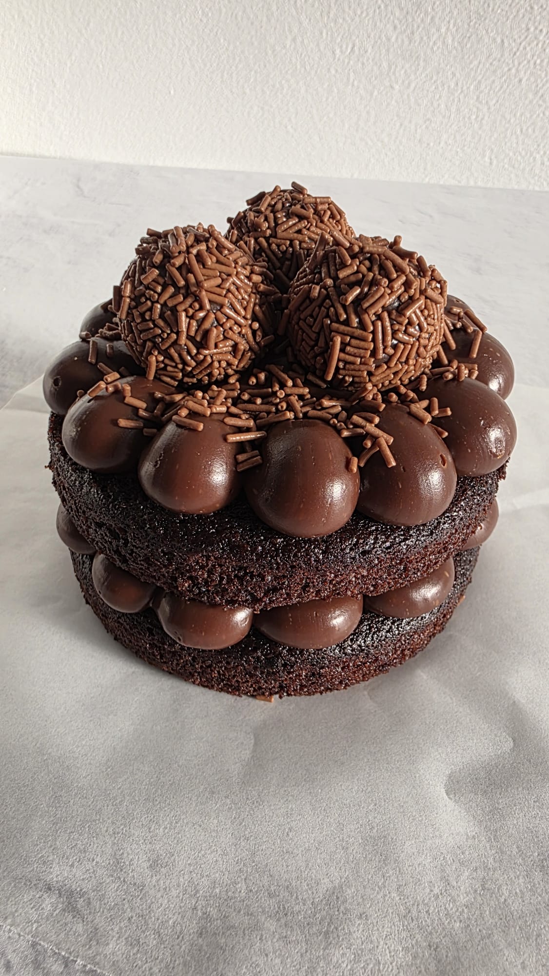 Mini Naked Cake de Chocolate